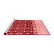 Modern Red Washable Rugs