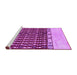 Sideview of Machine Washable Abstract Purple Modern Area Rugs, wshabs5167pur