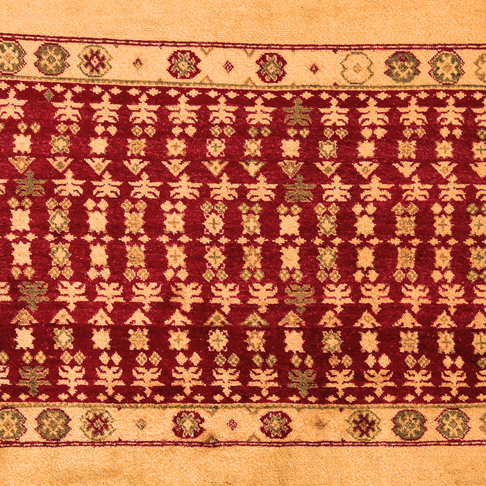 Abstract Orange Modern Rug, abs5167org