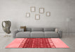 Modern Red Washable Rugs