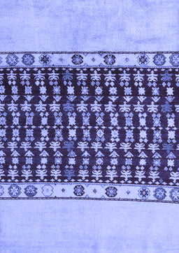 Abstract Blue Modern Rug, abs5167blu