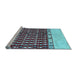 Sideview of Machine Washable Abstract Light Blue Modern Rug, wshabs5167lblu