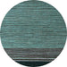 Round Abstract Light Blue Modern Rug, abs5168lblu