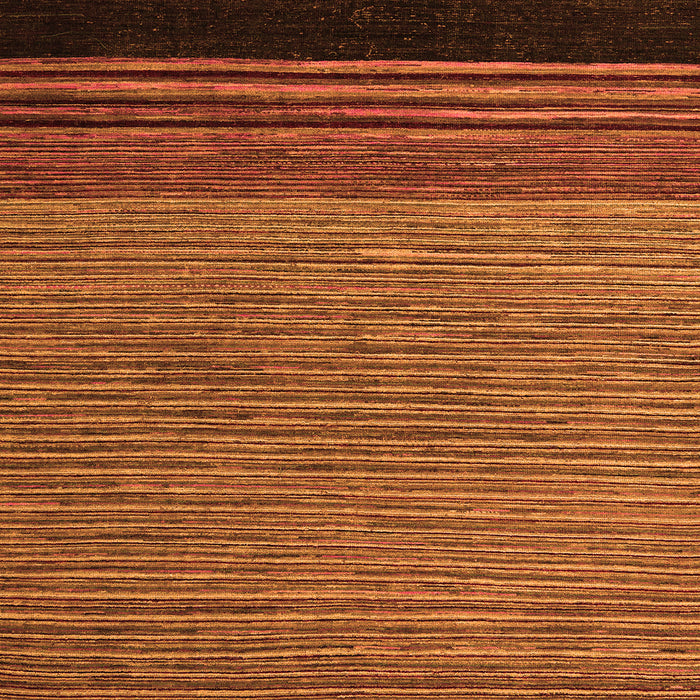 Square Machine Washable Abstract Orange Modern Area Rugs, wshabs5168org