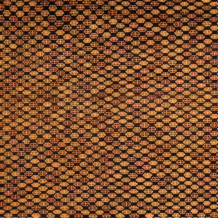 Square Abstract Orange Modern Rug, abs5169org