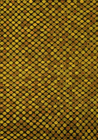 Abstract Yellow Modern Rug, abs5169yw