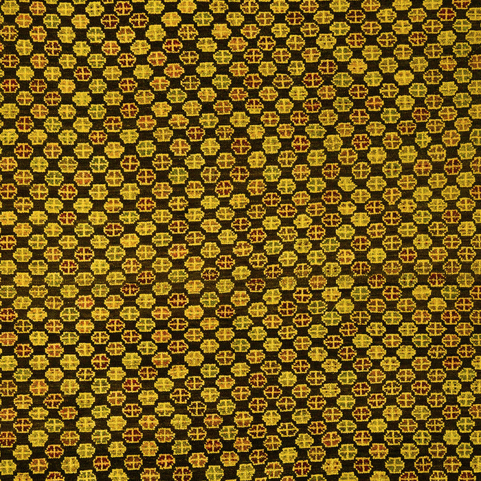 Abstract Yellow Modern Rug, abs5169yw