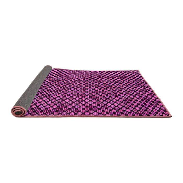 Sideview of Abstract Pink Modern Rug, abs5169pnk