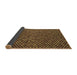 Sideview of Abstract Brown Modern Rug, abs5169brn