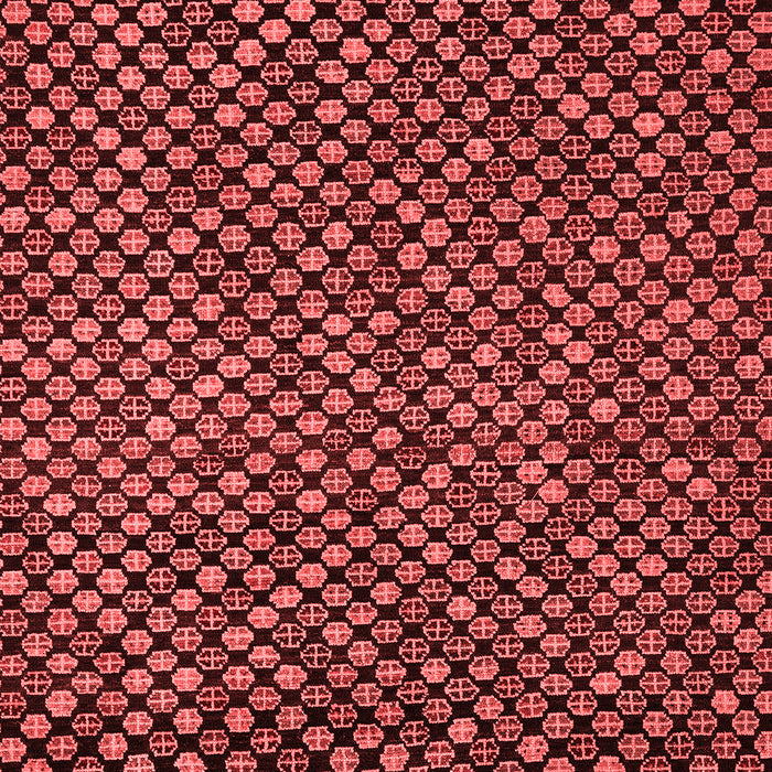 Machine Washable Abstract Red Modern Rug, wshabs5169red