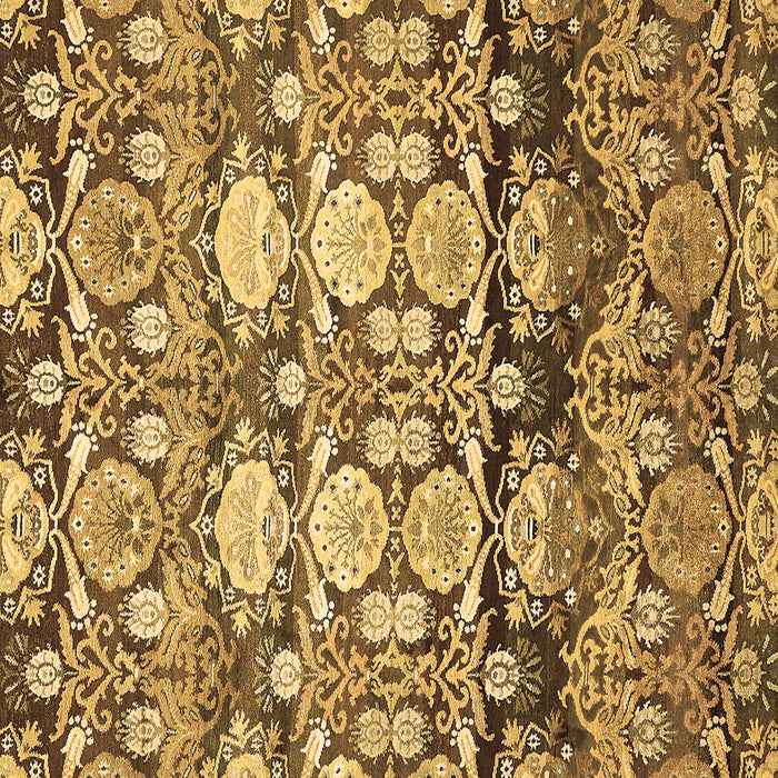 Square Machine Washable Abstract Brown Modern Rug, wshabs516brn