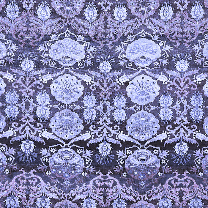 Machine Washable Abstract Blue Modern Rug, wshabs516blu