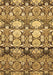 Abstract Brown Modern Rug, abs516brn