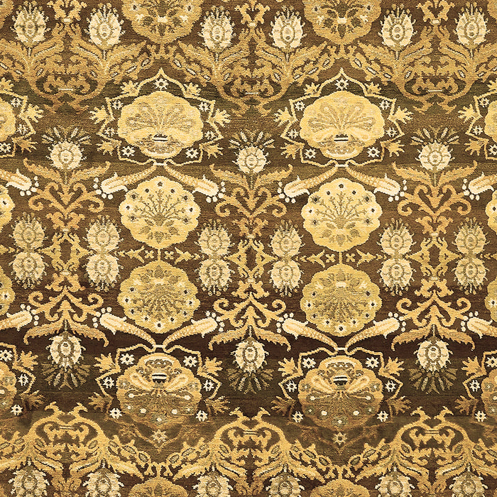 Machine Washable Abstract Brown Modern Rug, wshabs516brn