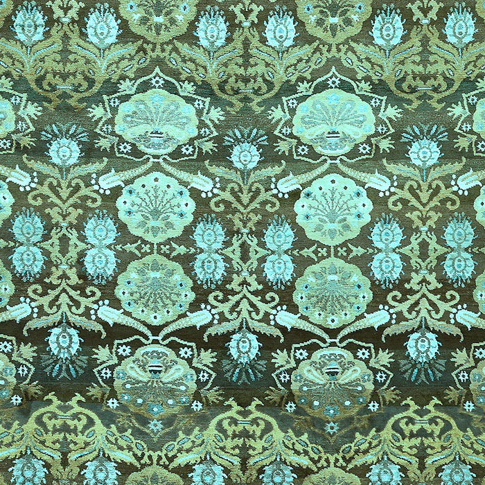 Machine Washable Abstract Light Blue Modern Rug, wshabs516lblu