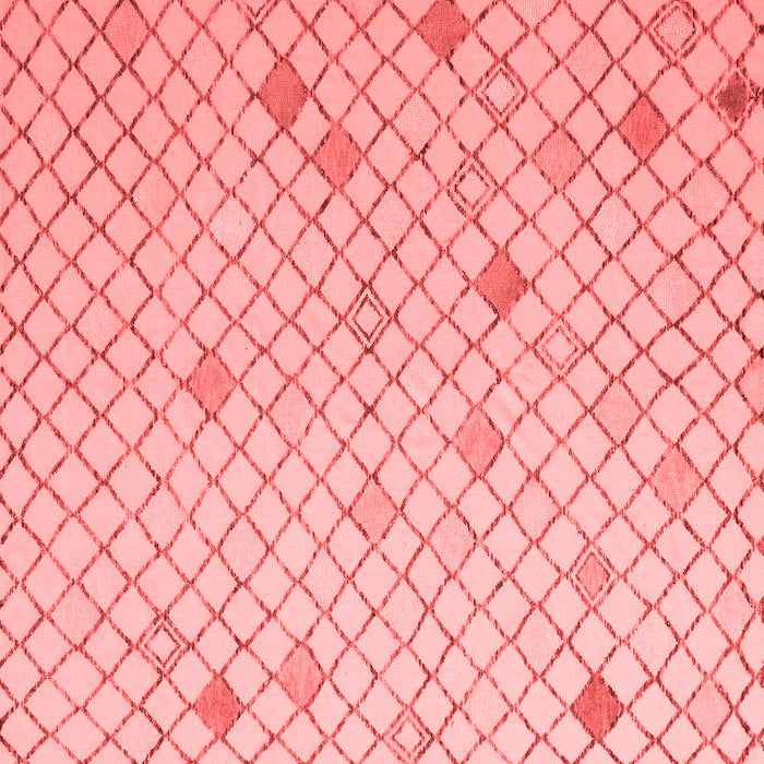 Machine Washable Solid Red Modern Rug, wshabs5170red