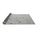 Sideview of Solid Gray Modern Rug, abs5170gry