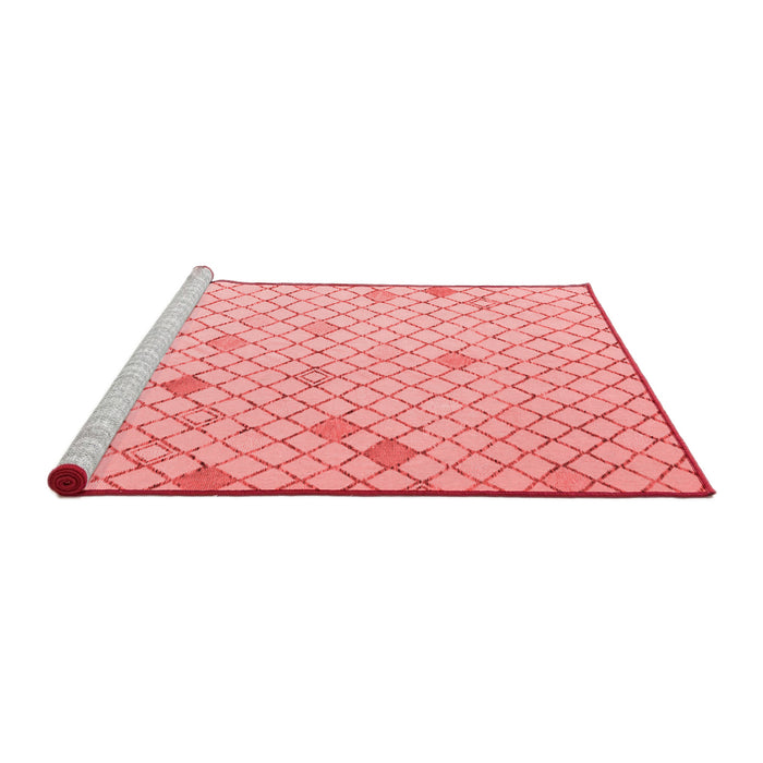 Modern Red Washable Rugs