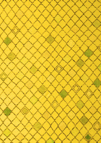 Solid Yellow Modern Rug, abs5170yw