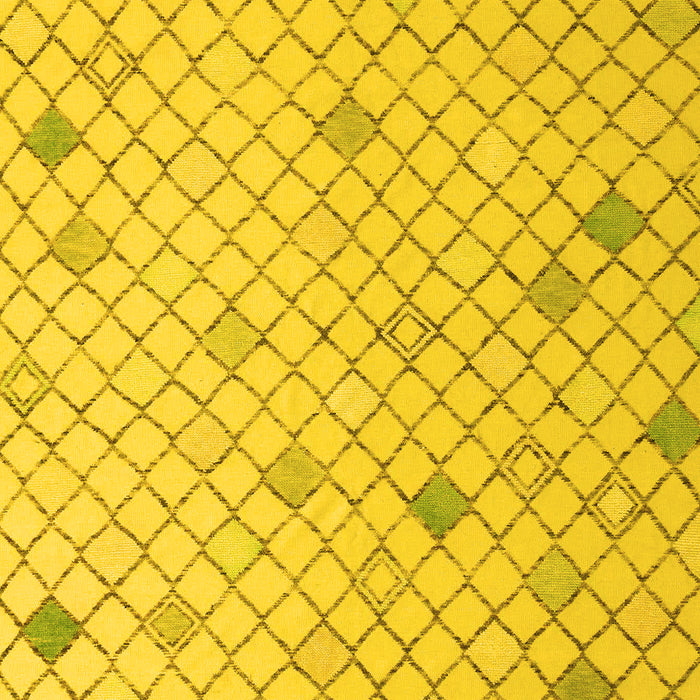 Solid Yellow Modern Rug, abs5170yw