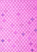 Machine Washable Solid Pink Modern Rug, wshabs5170pnk