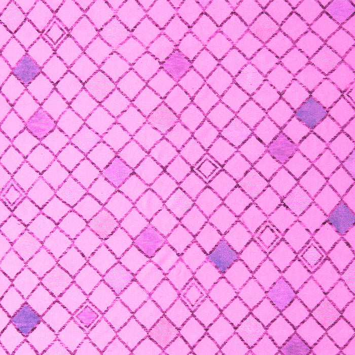 Machine Washable Solid Pink Modern Rug, wshabs5170pnk