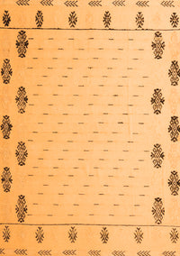 Solid Orange Modern Rug, abs5171org