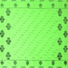 Square Solid Green Modern Rug, abs5171grn