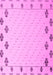 Machine Washable Solid Pink Modern Rug, wshabs5171pnk