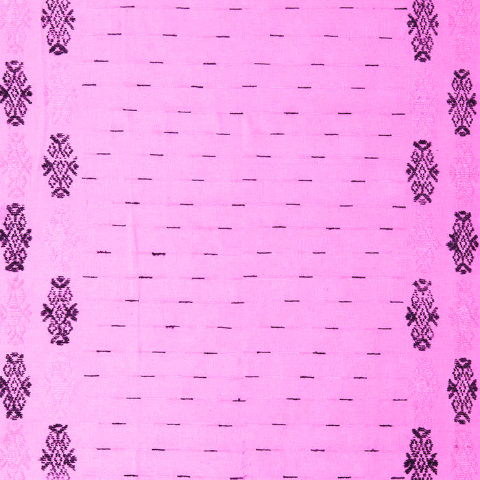 Machine Washable Solid Pink Modern Rug, wshabs5171pnk