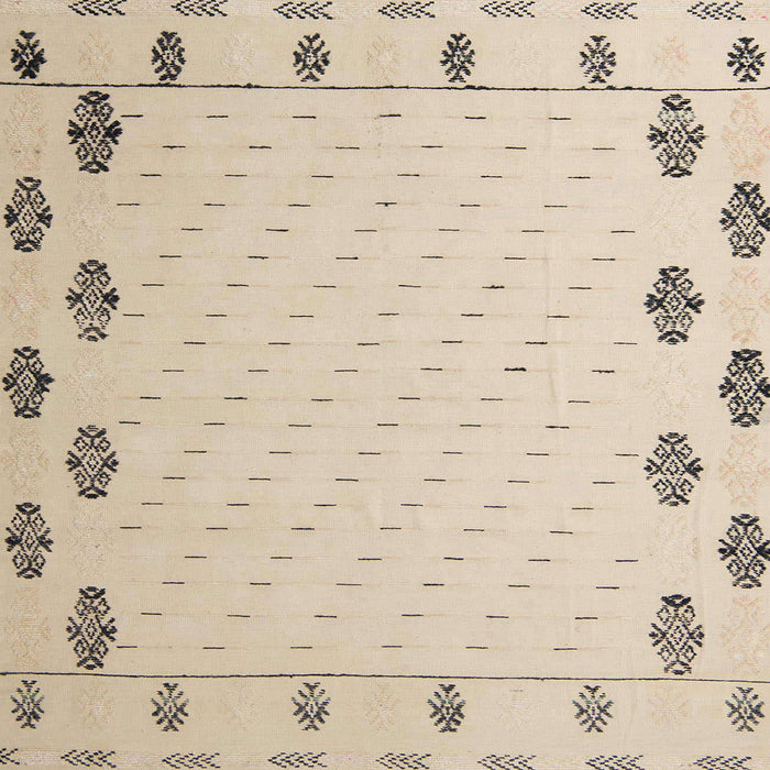 Square Machine Washable Abstract Deep Peach Orange Rug, wshabs5171