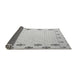 Sideview of Solid Gray Modern Rug, abs5171gry