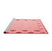 Modern Red Washable Rugs