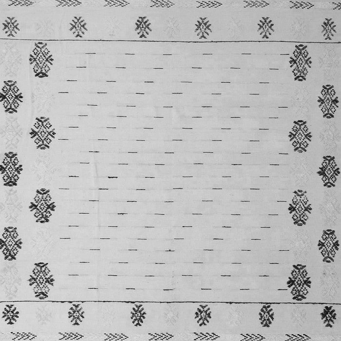 Square Machine Washable Solid Gray Modern Rug, wshabs5171gry