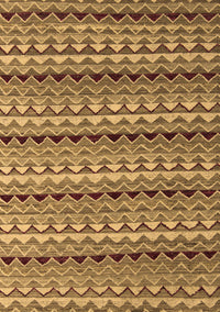 Abstract Brown Modern Rug, abs5172brn