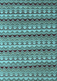 Abstract Light Blue Modern Rug, abs5172lblu