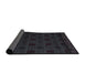 Sideview of Abstract Light Black Modern Rug, abs5173