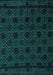 Abstract Turquoise Modern Rug, abs5173turq