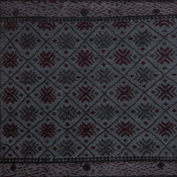 Square Abstract Light Black Modern Rug, abs5173