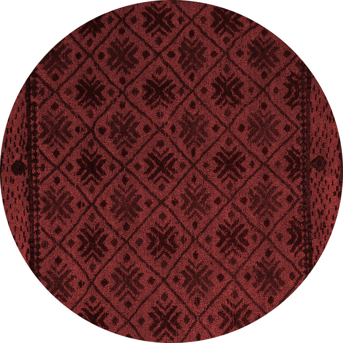 Abstract Red Modern Rug, abs5173red