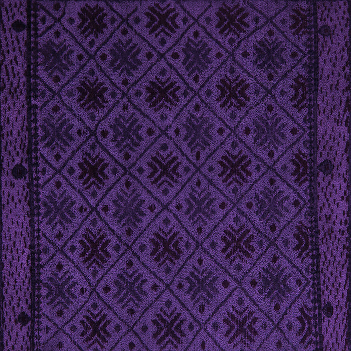 Square Abstract Purple Modern Rug, abs5173pur
