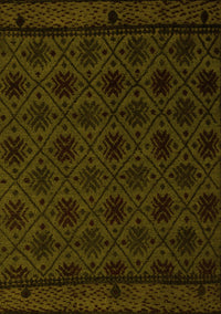 Abstract Yellow Modern Rug, abs5173yw