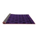 Sideview of Abstract Purple Modern Rug, abs5173pur