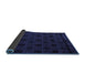 Sideview of Abstract Blue Modern Rug, abs5173blu