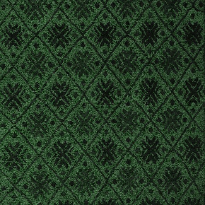 Abstract Emerald Green Modern Rug, abs5173emgrn