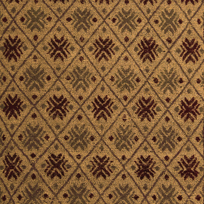 Abstract Orange Modern Rug, abs5174org