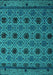 Abstract Turquoise Modern Rug, abs5174turq