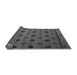 Sideview of Abstract Gray Modern Rug, abs5174gry