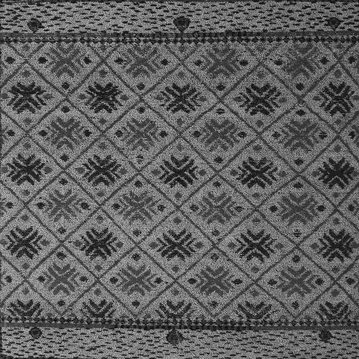 Square Machine Washable Abstract Gray Modern Rug, wshabs5174gry