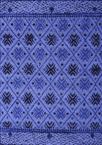 Abstract Blue Modern Rug, abs5174blu